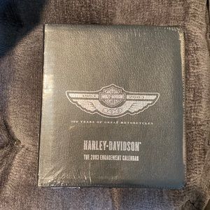 NWT Harley Davidson 100th anniversary 2003 leather engagement calendar